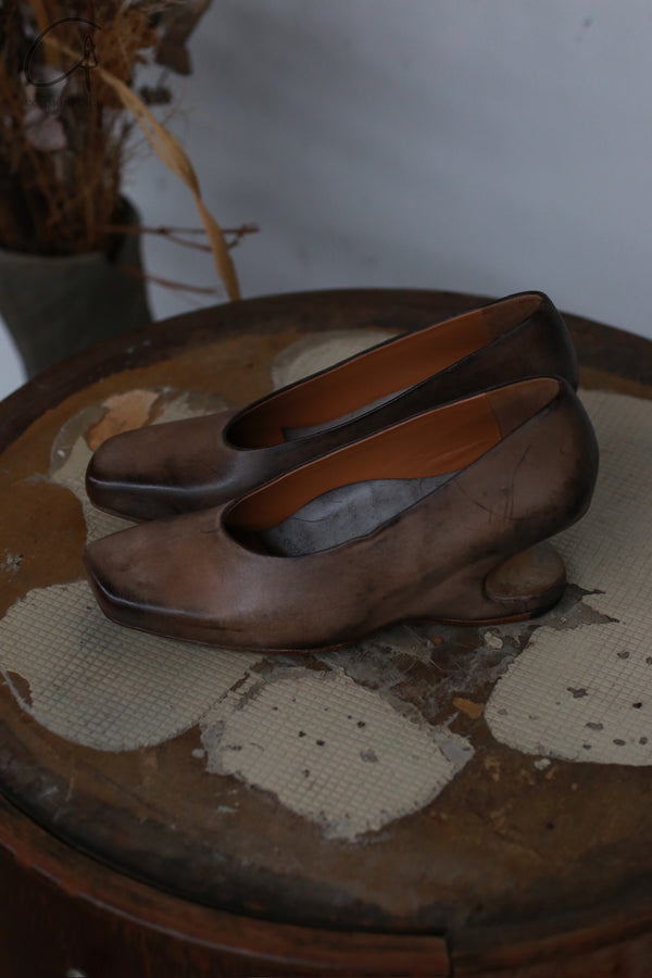 DOYS Turin heel handmade shoes DS-TH0104-JIAOBAI burnt white PD3
